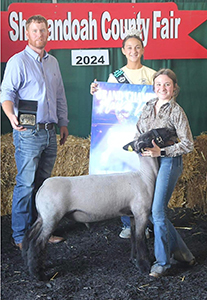 Grand Champion Market Lamb
Shenandoah Co Fair